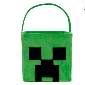 Minecraft Green Creeper Themed Easter Basket